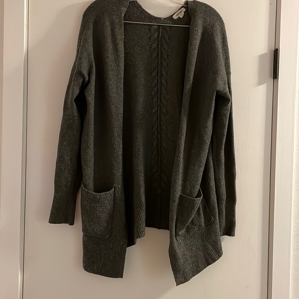 Grey cardigan